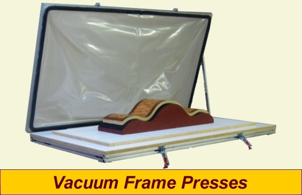 Vacuum flip top frame press and link to vacuum frame press page