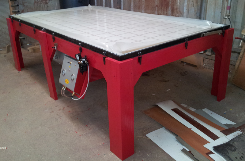 Vacuum Frame Press Table and NU-Matic - By Pedro Hernandez