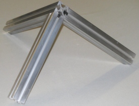 Structural aluminum close up