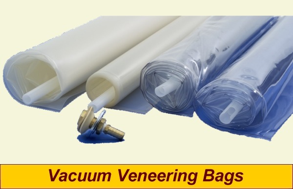 Vacuum veneering and laminating bags and link to vacuum bags page