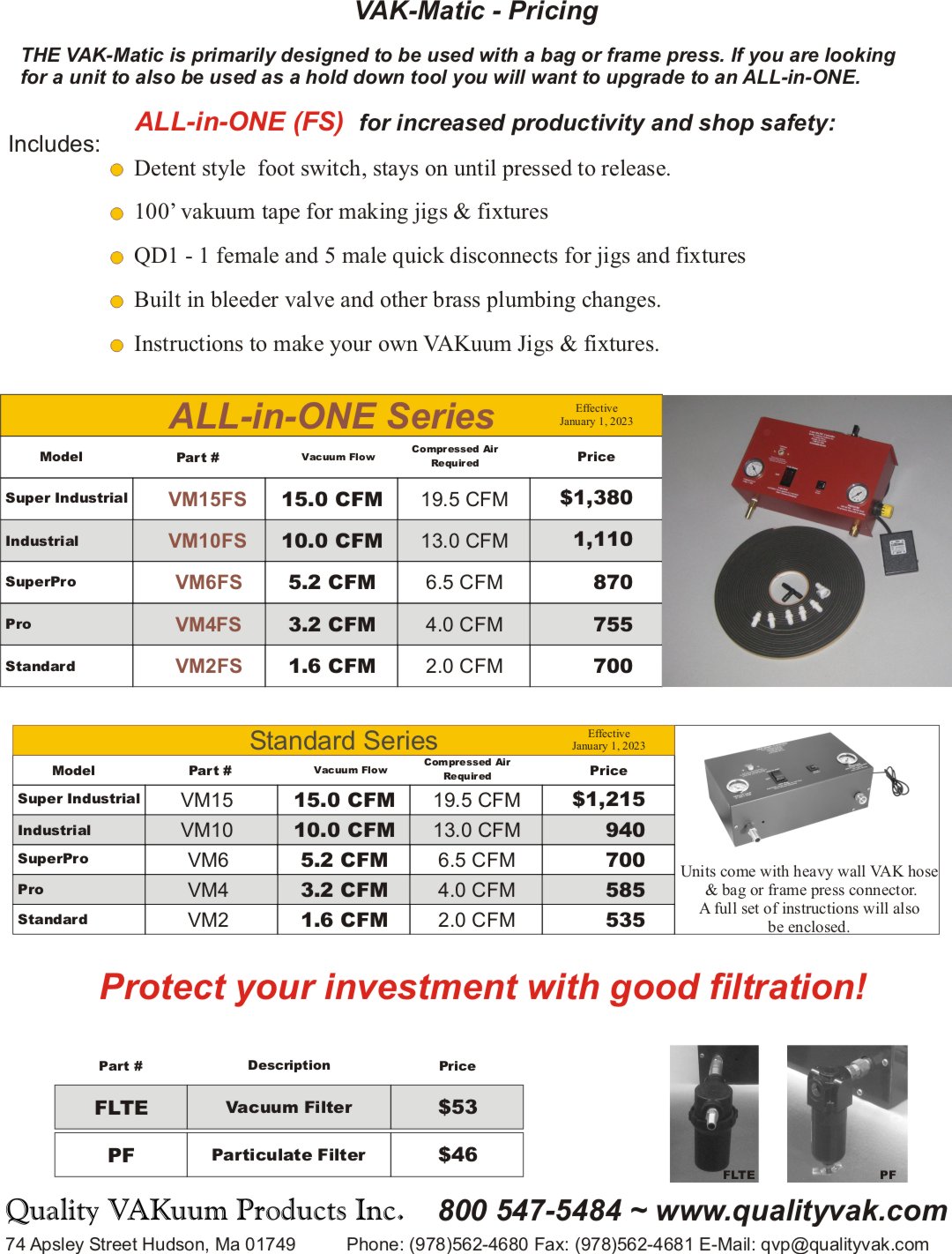 Quality VAKuum Products Brochure Page 7