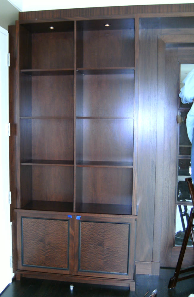 Veneered Entertainment Center by Matthew Ailes of Benchmade Woodworking