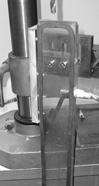 Drill press vacuum clamping jig