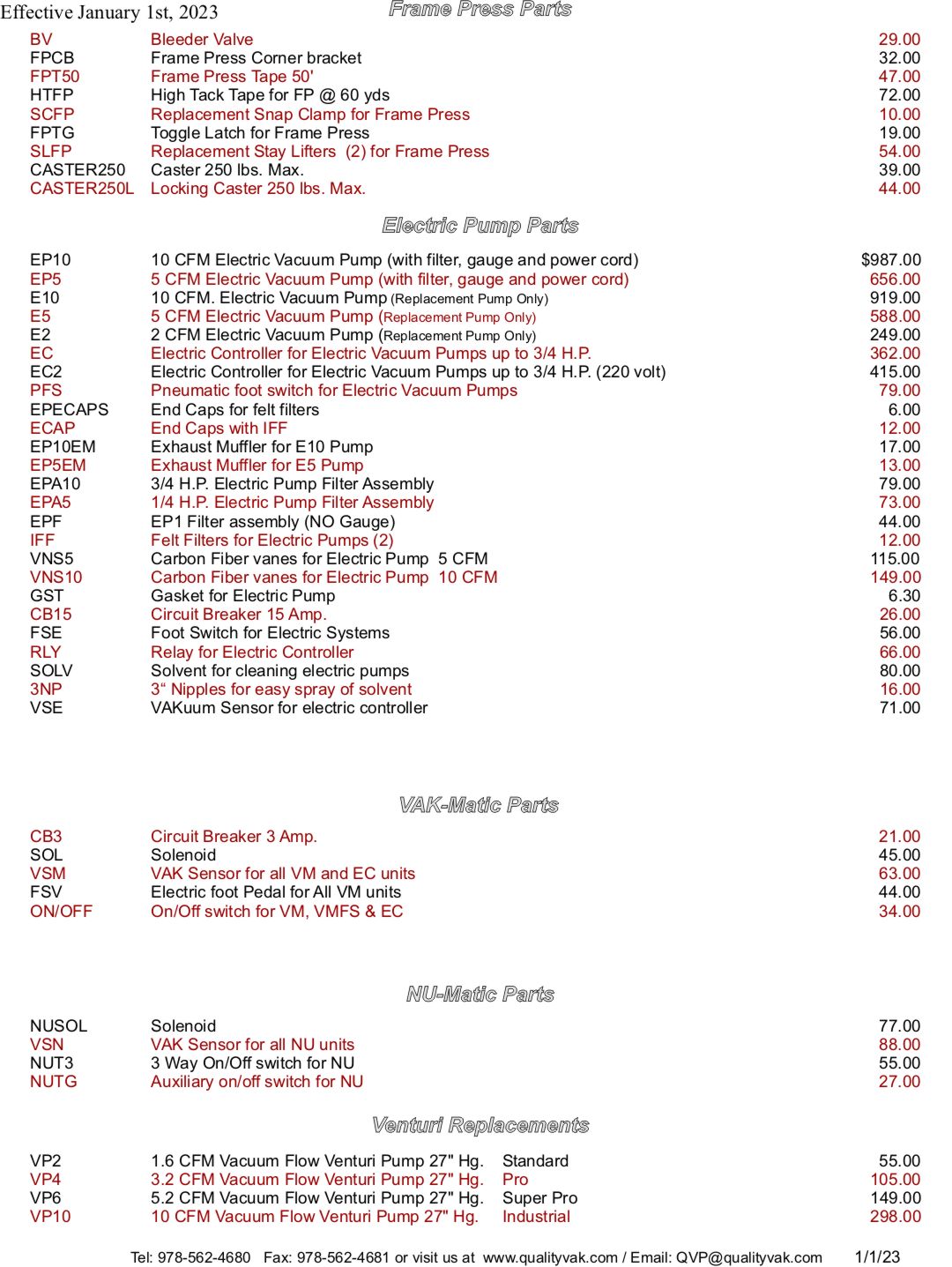Pricing guide page 6