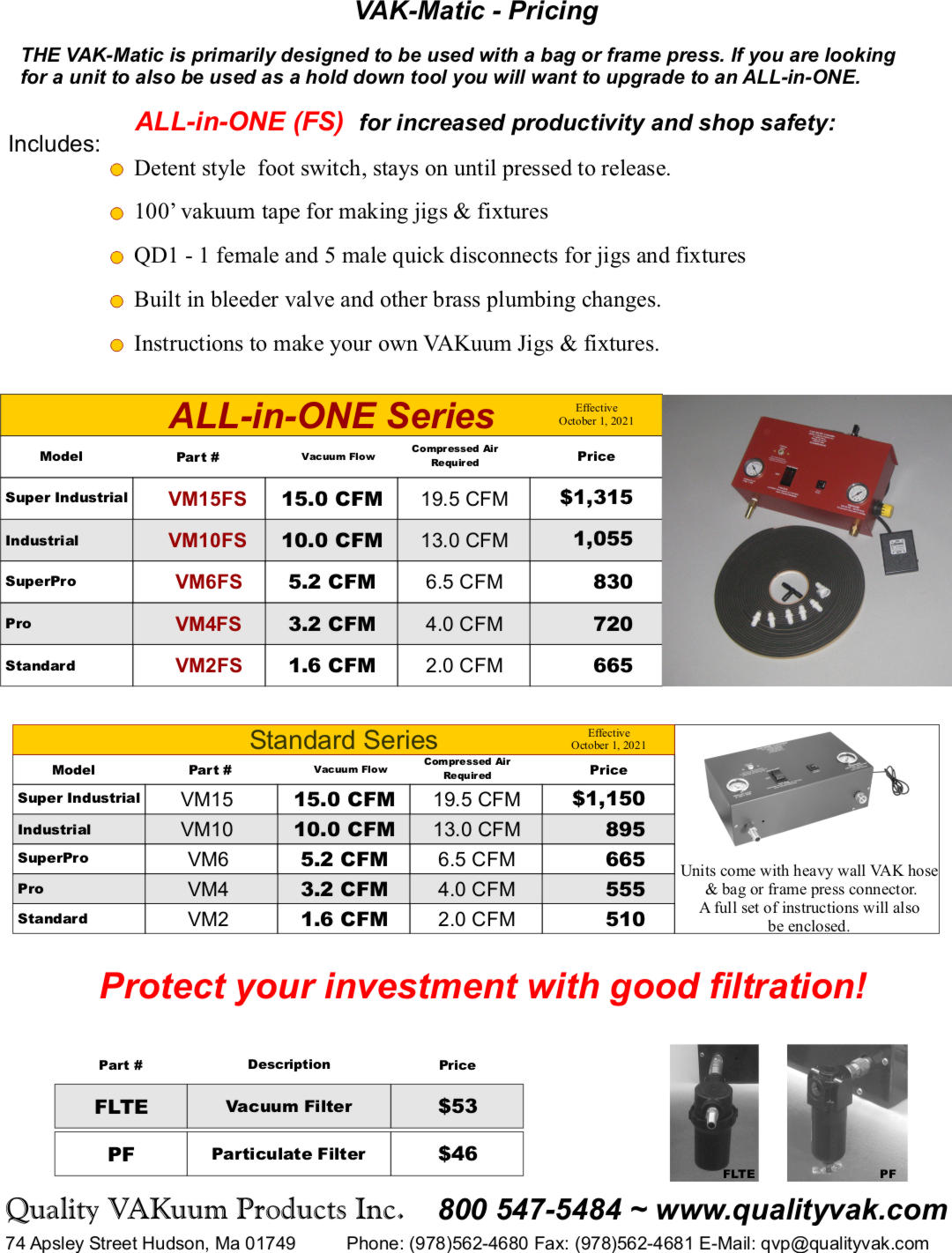 Quality VAKuum Products Brochure Page 7