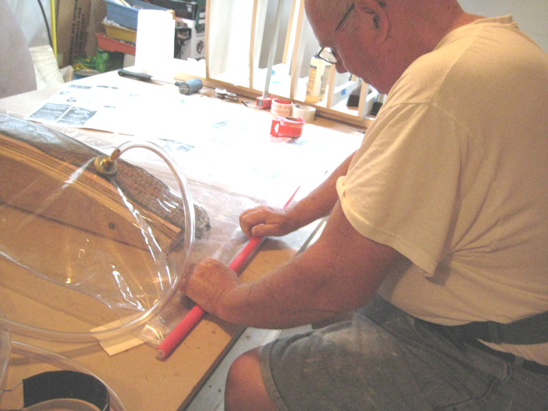 Vacuum bag laminating with William Kenneally